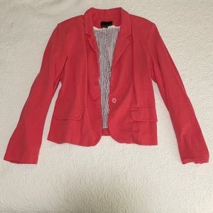 Cynthia Rowley coral spring blazer jacket size xl